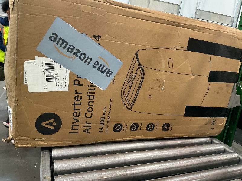 Photo 1 of 14,000 BTU Inverter Portable Air Conditioner Cools Up to 750 Sq. Ft with Dual Hose, 4-in-1 Portable AC Unit with Remote Control & Installation Kits for Large Room, 3 Speed, 24 Timer