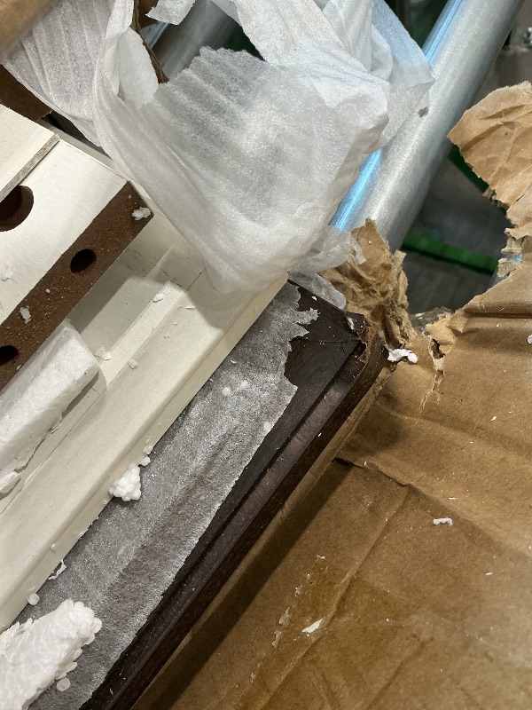 Photo 1 of ***SELLING FOR PARTS*** Fluted TV Stands for 75 Inch TV, 32" Tall Entertainment Center with Led, Outlet, Sliding Door & Storage Cabinet, Modern Media Console for Living Room & Bedroom, Television Stand for 70, 65", White