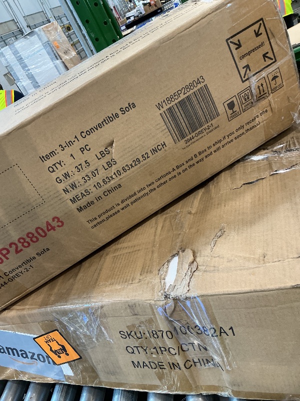 Photo 1 of 3 in 1 Queen Size Pull Out Sleeper Sofa Couch Bed, Cloud Velvet Convertible Loveseat Futon Lounge Recliner Sofabed with Thicked Cushions and Side Storage for Living Room,Bedroom,Apartment,Office