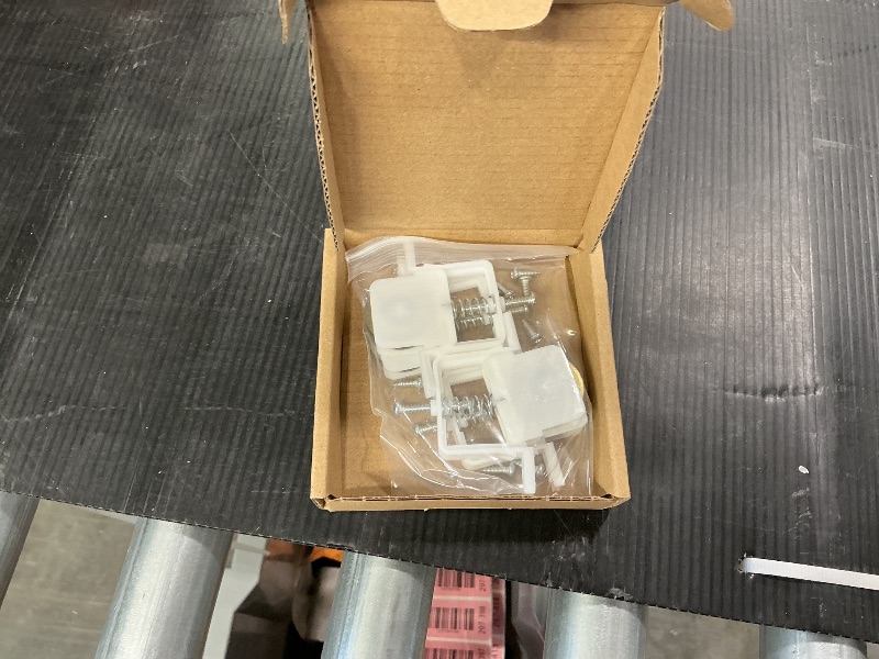 Photo 1 of 4-Pack Sliding Screen Door Rollers Replacements Hardware with Spring-Loaded Design, White Plastic Housing, Steel Ball Bearing, 1 inch Diameter Replaces B 691 and B 695 Used on Both Top and Bottom