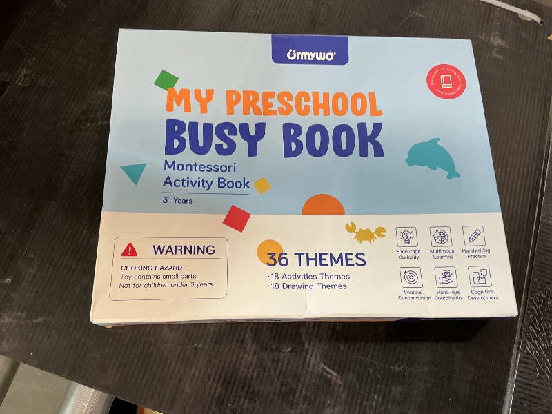 Photo 1 of *USED*
Busy Book for Toddlers, Preschool Learning Activities, Montessori Learning Educational Toys, Tracing Activity Coloring Books for Kids Ages 3-8, Autism Sensory Travel Toys, Christmas Birthday Gifts