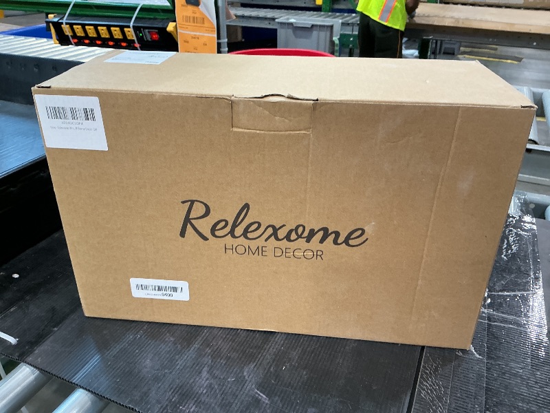 Photo 1 of *Missing part in picture* Relexome White Ceramic Vase Modern Boho Wabi-Sabi Flower Vase Set of 3 Decorative Aesthetic Vases for Centerpieces Pampas Matte Minimalist Vases for Living Room Table Shelf Home Decor Gift