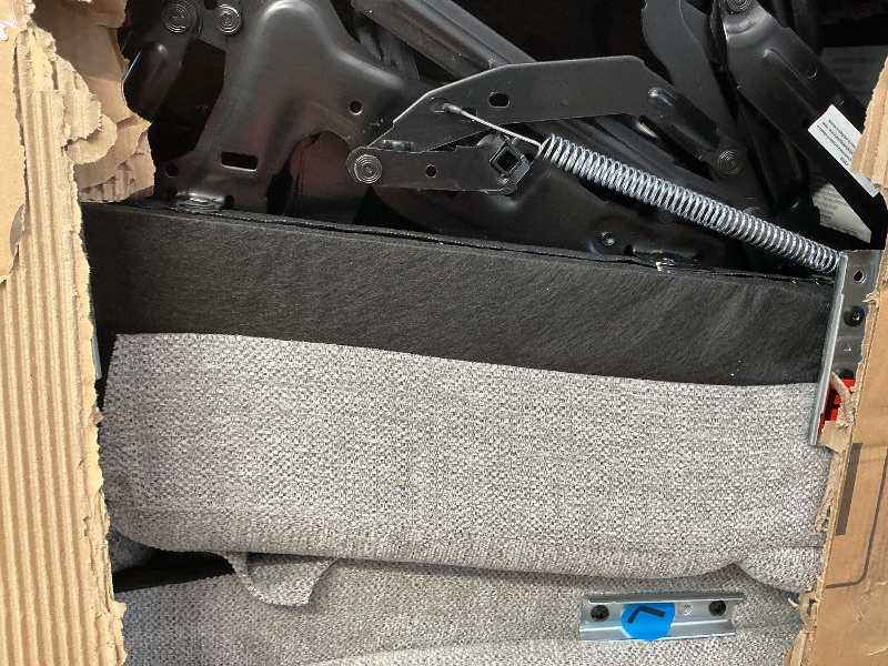 Photo 1 of *PARTIAL SET*
Swivel Rocking Recliner Chair with Extra Large Footrest High Back, Upholstered Glider Nursery Chair for Living Room, Bedroom & Nursery, Comfortable Deep Seat for Relaxation, Grey