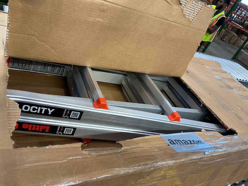 Photo 1 of Little Giant Ladder Systems Model 26 300lb ANSI Type IA rated Aluminum Ladder Gray: 26 ft, 22 Rungs, CSA Certified