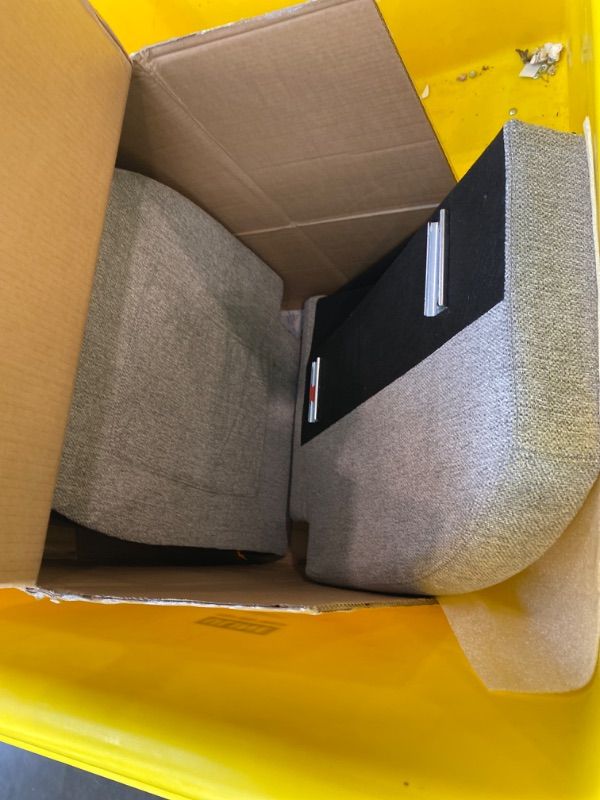 Photo 1 of ***PARTIAL SET*** Phoenix Home Manual Recliner Chair with Massage and Heat Ergonomic Overstuffed Breathable Fabric Reclining Chair with 2 Side Pockets