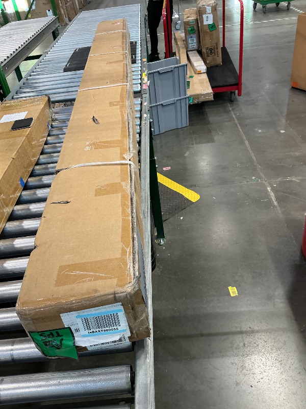 Photo 1 of 8 Pack Slat Wall Panels, WPC Soundproof 3D Wall Panel for Interior Wall Decor, 96 x 6 in (Oak)