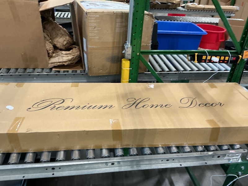 Photo 1 of *WHITE* Premium Home 6-Panel Room Divider – Rustic White Barn Door, X Pattern Folding Privacy Screen, Partition Wall