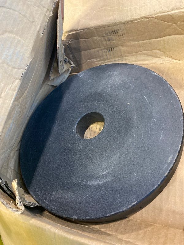 Photo 1 of *See clerk notes*
Fitvids Olympic Cast Iron 2-Inch Weight Plates for Strength Training & Weightlifting, 50 Pounds Set