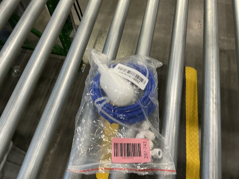 Photo 1 of 1/4 inch Tube Float Valve Kit for RO Water Reverse Osmosis System water filter ball float valve Water Float Ball Valve ? 4 connectors + 1 PTEF tape + 15 feet Blue Hose Tube)