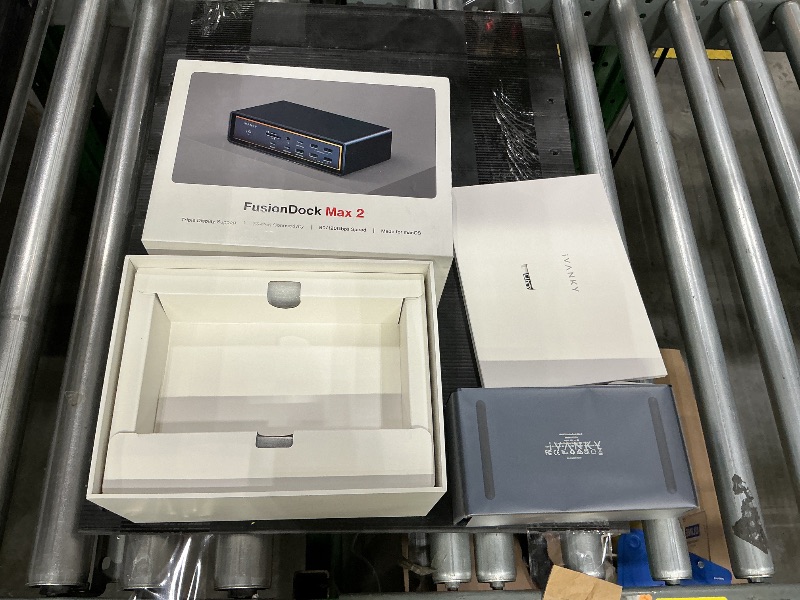 Photo 1 of *Untested*
iVANKY 23-in1 FusionDock Max 2 for 120Gbps Thunderbolt 5, Triple Monitor MacBook Docking Station, 6K@60Hz Dock for Mac M1/M2/M3/M4/M5 Pro/Max, HDMI 2.0,140W PD, 10Gbps USB, 2.5 GbE, SD/TF 4.0
