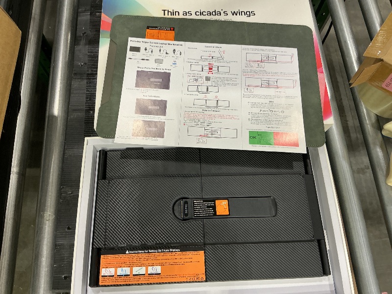 Photo 1 of *Untested*
14" Triple Laptop Screen Extender, 1080P FHD IPS Ultra-Slim Portable Dual Monitor for Laptop, USB C HDMI Plug-Play Monitor Extender for Triple Display for MacOS/Windows, Fits 13-17.3" Laptops