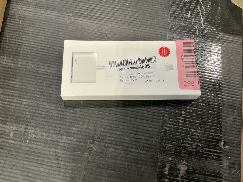 Photo 1 of [ MFi Certified 2025] USB C to HDMI Adapter, 4K@60Hz, iPhone 16 15 Compatible, 100W Fast Charging Port