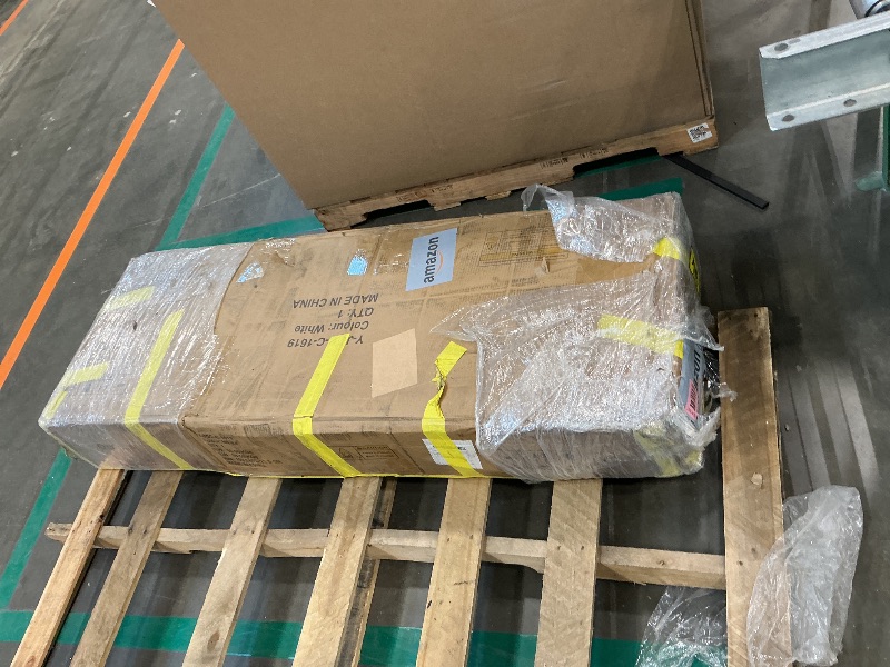 Photo 1 of ***MISSING SCREWS*** Queen Size Bed Frame with LED Storage Headboard & 2 Storage Drawers, Velvet Upholstered Bed with Vertical Tufted Headboard Design, USB & Type-C Charging Ports, Wooden Slats Support, Noise-Free, Beige