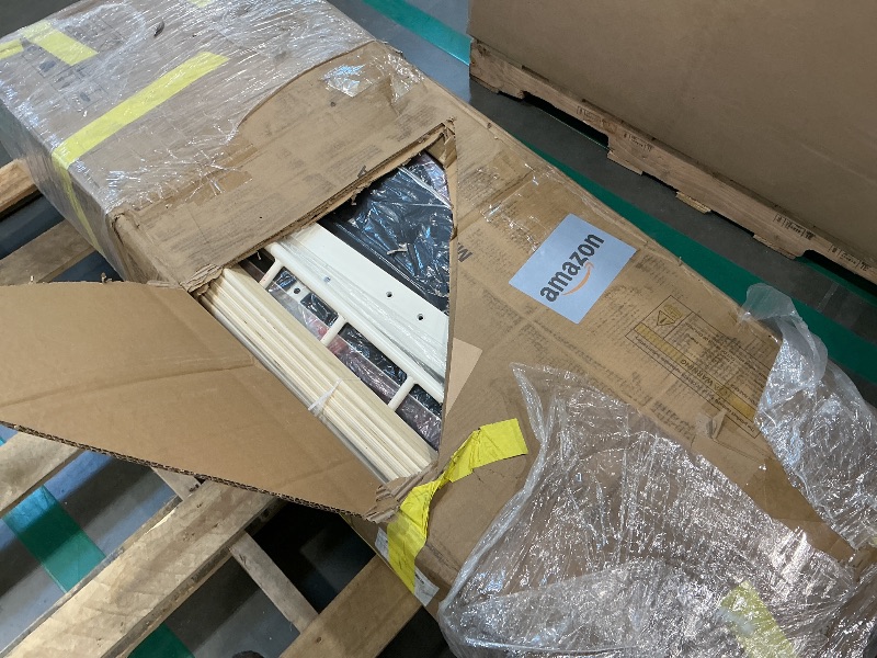 Photo 1 of ***MISSING SCREWS*** Queen Size Bed Frame with LED Storage Headboard & 2 Storage Drawers, Velvet Upholstered Bed with Vertical Tufted Headboard Design, USB & Type-C Charging Ports, Wooden Slats Support, Noise-Free, Beige