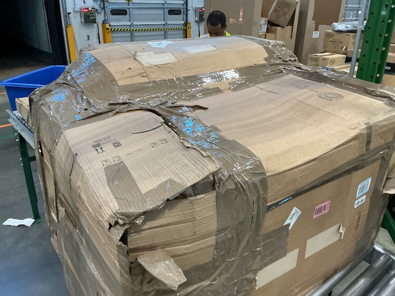 Photo 1 of *PARTIAL SET*
Marsail 111" L-Shape Sofa, Modular Cloud Couches with Deep Seats & High-Back, Corduroy Sectional Sofa for Living Room Bedroom with Ottoman, No Assembly Required, Grey
*See Clerk Notes*