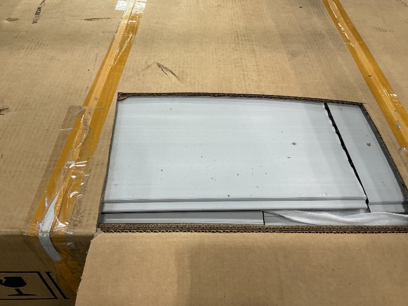 Photo 1 of *PARTIAL SET*
DWVO 6x4.4 FT Outdoor Storage Shed, Plastic Garden Tool Shed with 2 Windows, Double-Wall Outside Shed for Lawn Mower, Garden Tool for Backyard, Patio, Lawn, Lockable, Grey & Black