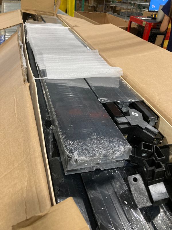 Photo 1 of ***PARTIAL SET***AirWire 8×12 FT Greenhouse for Outdoors, Quick Setup Polycarbonate Greenhouse with Roof Vent, Walk in Green Houses for Outside for Outdoor Garden Backyard, Black