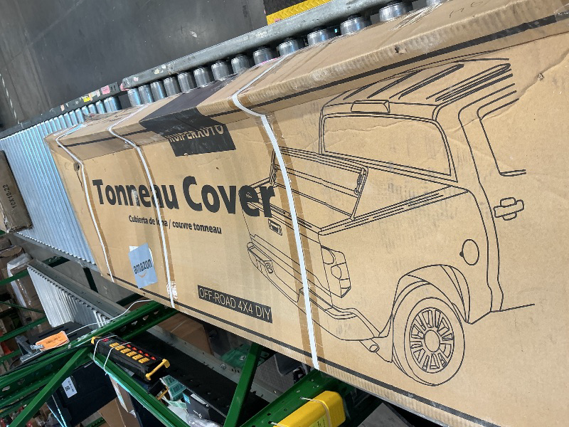 Photo 1 of **BLUE NOT BLACK** KUIPERAUTO Quad 4-Flip 5.5FT Soft Flip Truck Bed Tonneau Cover On Top Compatible with 2015-2024 2025 Ford F150 F-150 Bed Fourth Flip Styleside Truck Bed Cover