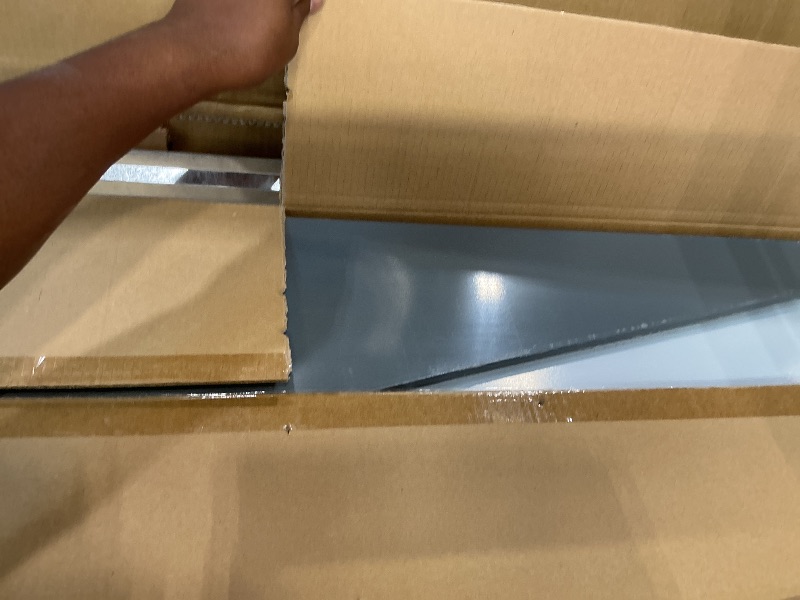 Photo 1 of ***PARTIAL SET*** ***READ CLERK NOTES*** DAUSOLA 10x10 FT Outdoor Storage Shed, Metal Garden Tool Shed with Updated Frame Structure, Lockable Doors and Windows, Ideal for Backyard Garden Patio Lawn, Grey