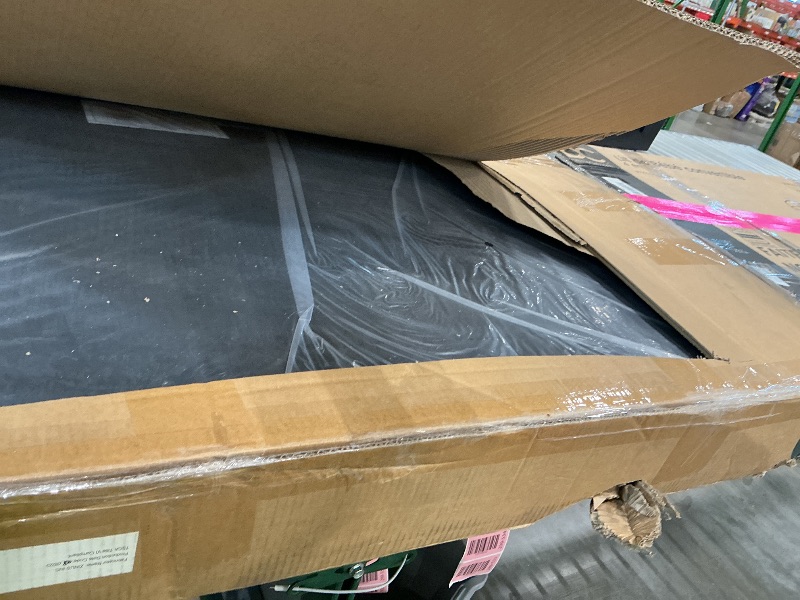 Photo 1 of *Minor Damage*
ZINUS Gerard Faux Leather Upholstered Platform Bed Frame, Mattress Foundation, Wood Slat Support, No Box Spring Needed, Easy Assembly, Queen, Black