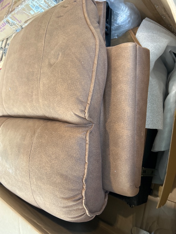 Photo 1 of *PARTIAL SET*
CANMOV Large Power Lift Recliner Chair with Massage and Heat for Elderly Big and Tall People, Overstuffed Wide Recliners with 2 Cup Holders, Side Pocket and USB Port, Camel