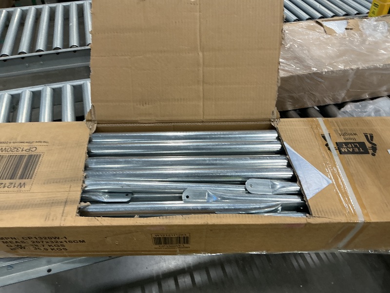 Photo 1 of *PARTIAL SET*
Aprilsoul Outdoor 13x20 FT Carport, Duty Canopy Storage Shed with Mesh Windows and Galvanized Steel Tube, All-Season Tarp, Wide Range of Appliaction for Car, Boat and Reunion, White