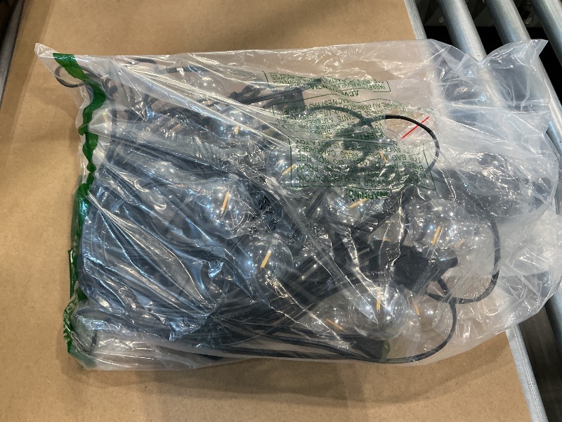 Photo 1 of *Untested*
addlon 56FT(50+6) Solar String Lights for Outside G50 Waterproof with USB Port Patio Outdoor Solar Powered with 27 LED Bulbs 3 Light Modes for Backyard Porch Garden Market Bistro Camping