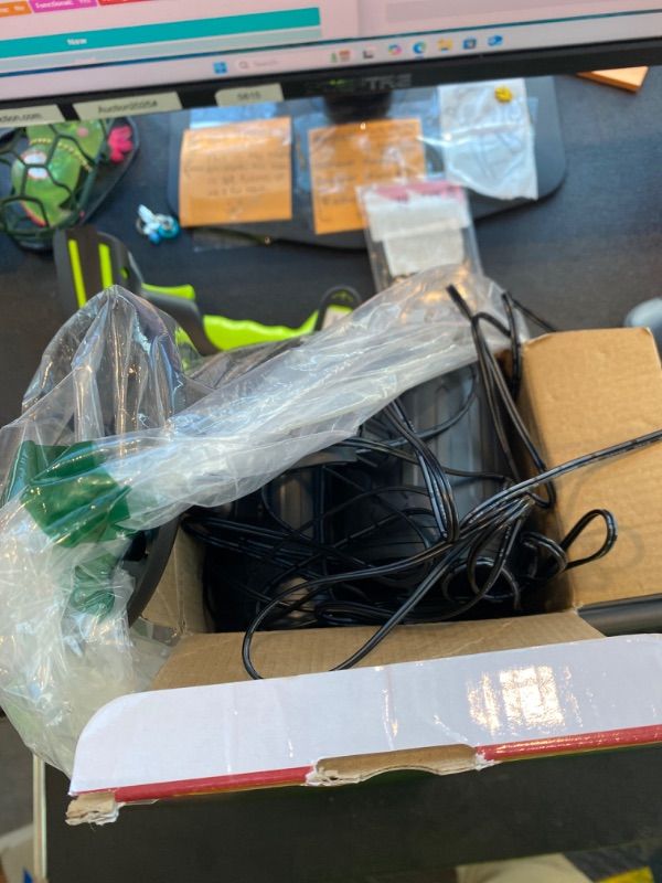 Photo 1 of ***MAJOR DAMAGE*** Nielfoi Upgraded Halloween Projector Lights Outdoor, Double Head Dynamic Projector Lights Indoor, 360° Rotating Waterproof Pumpkin Ghost Skeleton Bats Projection Light for Yard Window Party Decor