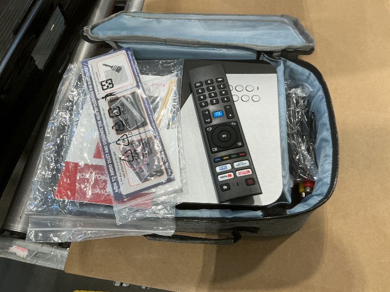 Photo 1 of [Auto Focus/Netflix-Certified/Dolby Audio]Smart Projector with WiFi and Bluetooth, DBPOWER Projector Built-in Apps, Native 1080P, Auto 6D Keystone, Upgraded Fan Cooling for Outdoor Movie Home Theater