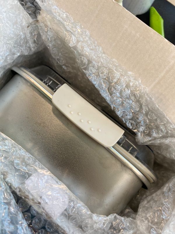 Photo 1 of **MINOR DAMAGE**
Stainless Steel Deep Fryer,Portable Outdoor Cooking Pot with Basket,Lid,Handle,and Oil Filter Screen,Multi-Functional Food Container,Perfect for Frying Chicken,French Fries,or Noodles,2.3L/78oz