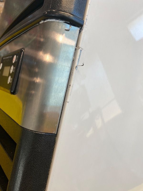 Photo 1 of *Minor Damaged - Check clerk notes*
Commercial Ice Maker, 2 Water Inlet Modes, Ice Machine 120Lbs/24H with 30Lbs Storage Capacity, 60Pcs/Cycle Ice Cubes, Stainless Steel Freestanding Ice Machine for Home/Shop/Office/Bar