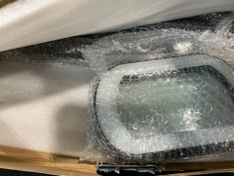 Photo 1 of 10X Rectangle Magnifying Glass with Light and Clamp, 5 Color Modes Stepless Dimmable, Lighted Magnifier with Stand Hands Free, Flexible Swing Arm LED Desk Lamp for Close Work, Craft, Reading, Painting