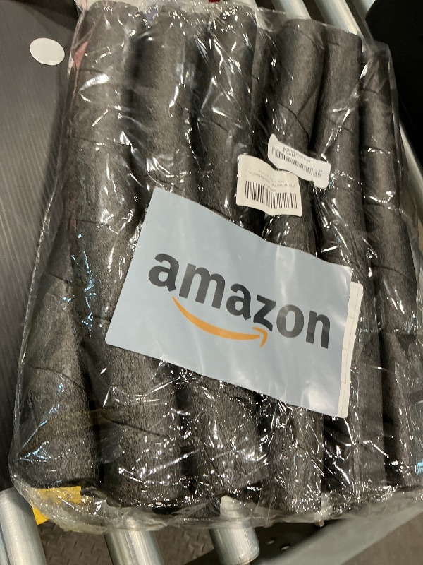 Photo 1 of 12 Pack Insulation Foam Tube - 15.8 Inches Black Pipe Covers - Multi-Purpose Soft Tubing for Outdoor Indoor Swimming Pool Handle Water Pipes