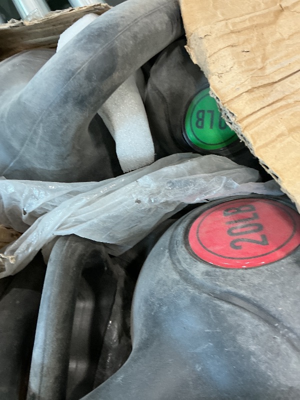 Photo 1 of 5,10,15,20 lb dubmbell 4 pk