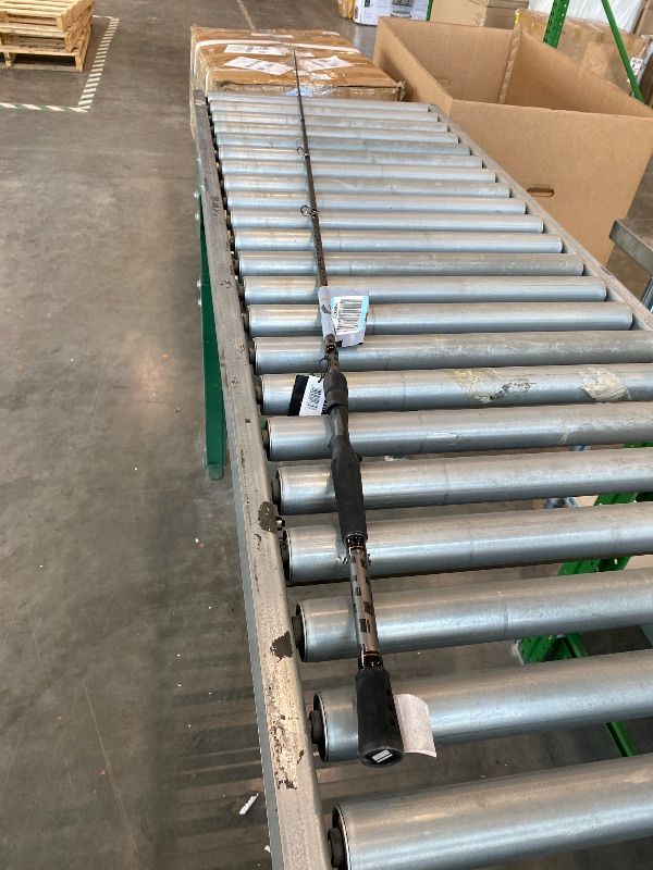 Photo 1 of *Major Damaged*Abu Garcia 7'6" Vengeance Casting Fishing Rod, 1-Piece Rod, Heavy Rod Power, Fast Action, Custom Ergonomic Reel Seat, Comfortable EVA Handle, 24-Ton Graphite Blank