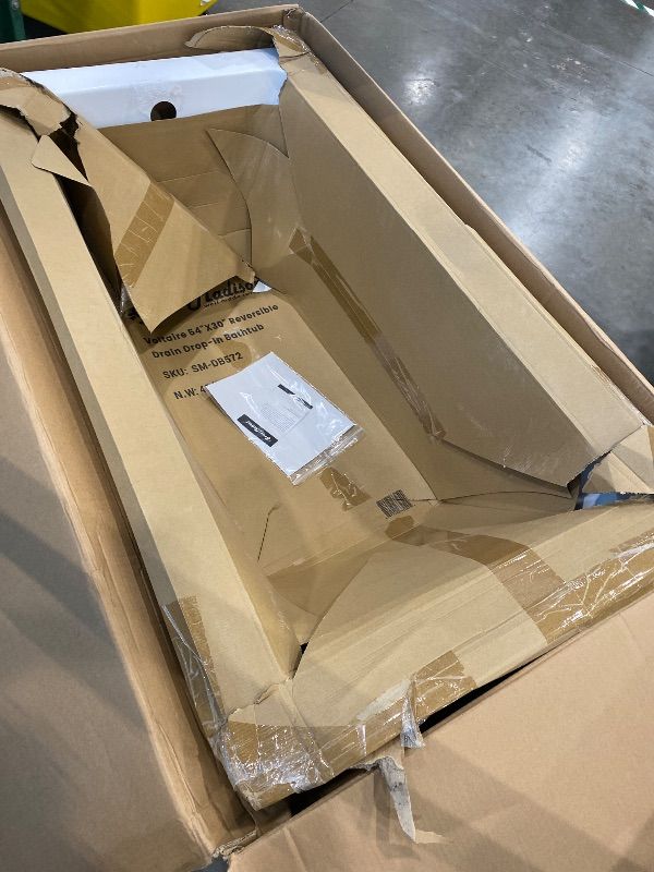 Photo 1 of *Minor Damaged - Check clerk notes*
Swiss Madison Bathtub