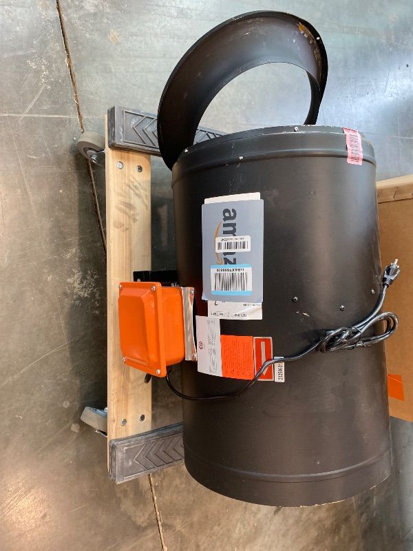 Photo 1 of *Major Damaged* 16" In Inline Duct Fan Exhaust Fan Ventilators For Grow Tent Hydroponics 2450CFM