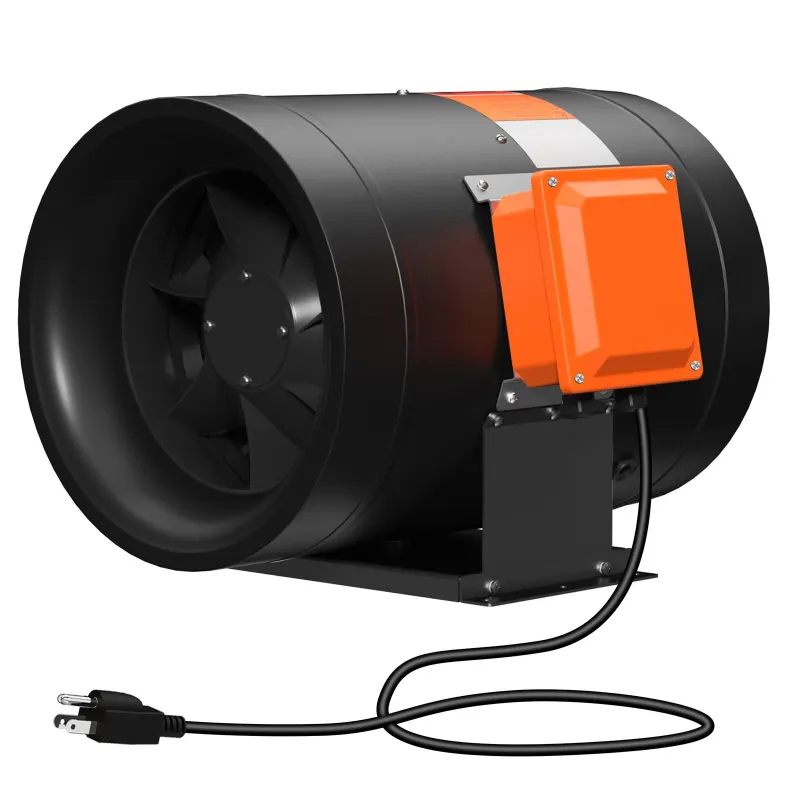 Photo 1 of *Major Damaged* 16" In Inline Duct Fan Exhaust Fan Ventilators For Grow Tent Hydroponics 2450CFM