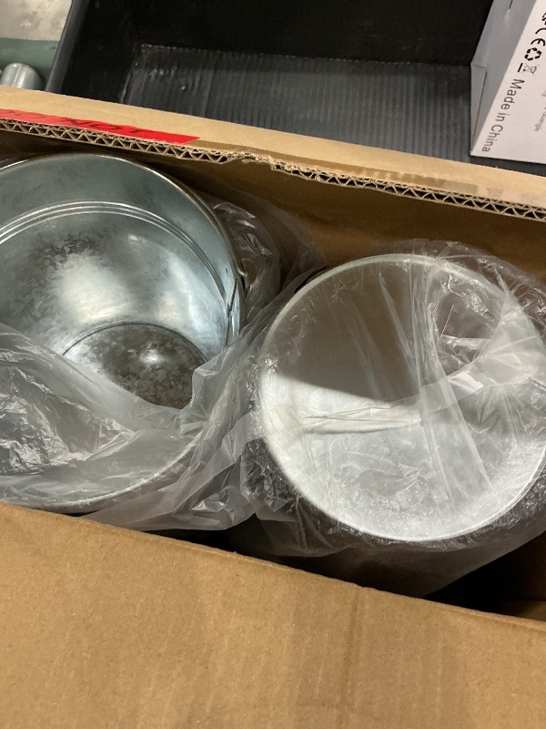 Photo 1 of 25 Pcs Metal Beer Bucket Bulk 3 Quart Drink Buckets Beverage Tub with Handle Chiller Champagne Wine Soda Ice Bucket for for Mimosa Bar Supplies