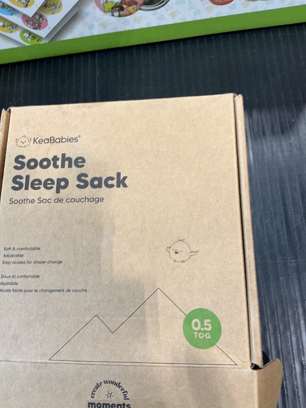 Photo 1 of 1-Pack Organic Baby Sleep Sacks, 100% Cotton - Soft & Breathable 0.5TOG Baby Wearable Blanket, Toddler Sleeping Sack 6-18 Months, Easy to Wear Transitional Swaddles for Newborns, Infants(M, KeaStory)