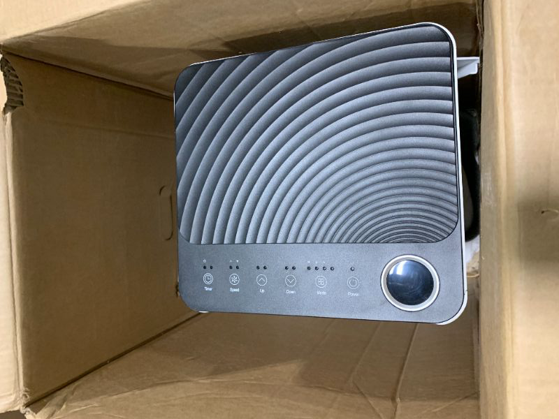 Photo 4 of Amazon Basics 3-In-1 Portable Air Conditioner, 12000 BTU (ASHRAE), Cools Up to 550 Sqf, Portable AC with Cool/Dry (Dehumidifier)/Fan-Only Functions, Auto Mode, Sleep Mode, Timer, White