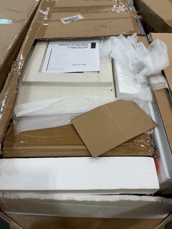 Photo 1 of **USED & Untested**YITAHOME Farmhouse Kitchen Pantry Cabinet, 64.5" Tall Storage Cabinet with 2 Drawers & Adjustable Shelves, Ideal for Kitchen, Living Room, or Entryway, White