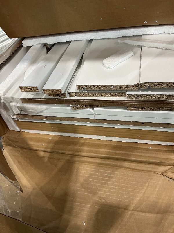 Photo 1 of 14 Inch Bamboo Bed Frame – Queen Size Solid Wood Platform Bed Frame, with Non-Slip Slats for Support, No Box Spring Needed, Easy to Assemble, Noise-Free (Natural with Headboard, Queen)