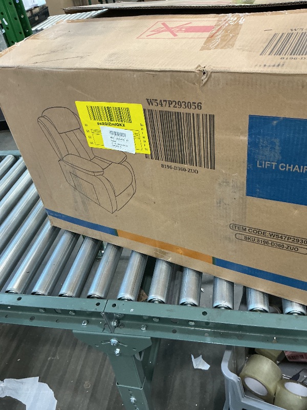 Photo 1 of *PARTIAL SET - Box 1 of 2*
lift chair, brown