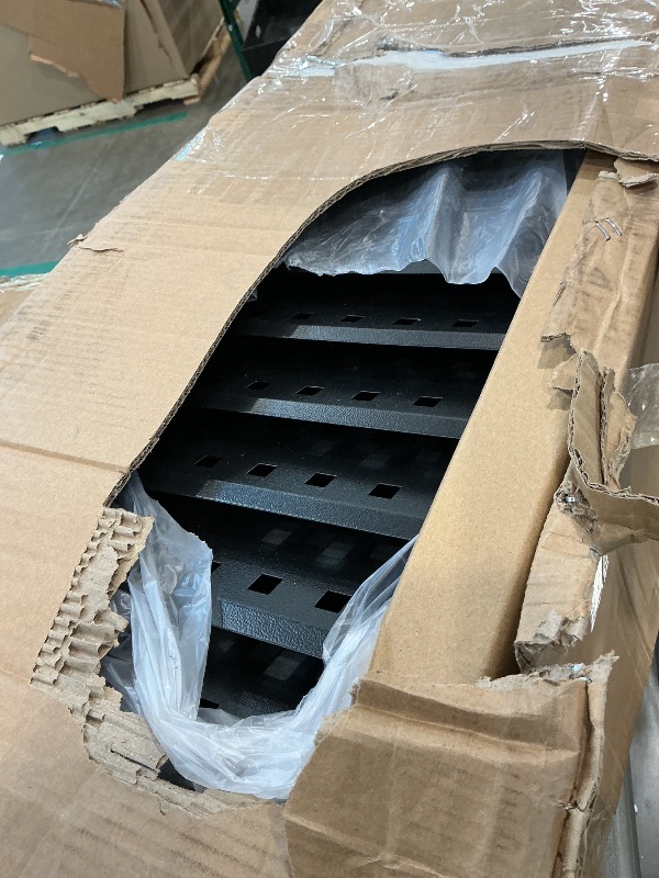 Photo 1 of ***MAJOR DAMAGE*** ***SEE CLERK NOTES*** Safco 4325BL Industrial Steel Rotary Magazine & File Rack - 92 Pocket, Black - 360° Rotational Steel Base, 5 lbs. Capacity Per Pocke