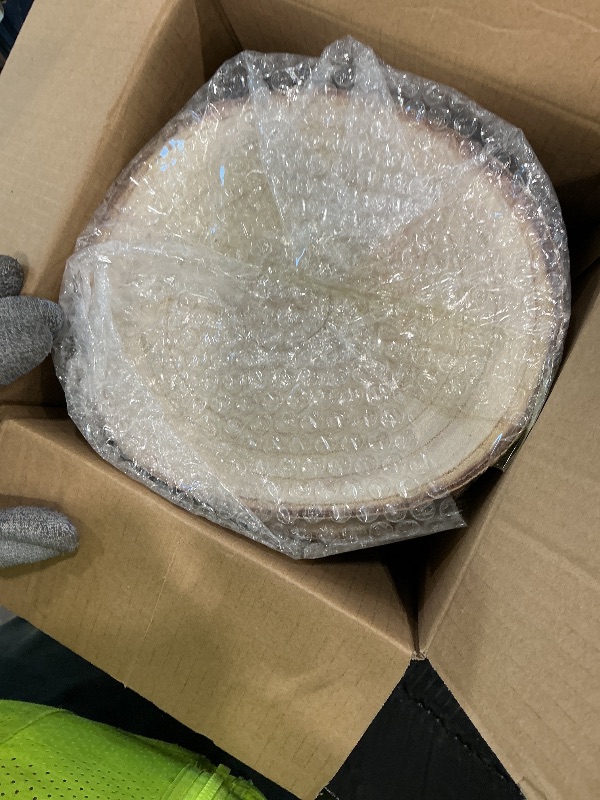 Photo 1 of 10 Pcs Natural Paulownia Wood Slices 7-8 Inches,Wood Slices for Centerpieces Table Decorations,Unfinished Rounds Wood for Crafts,Wood Slice for Rustic Wedding Decoration Projects