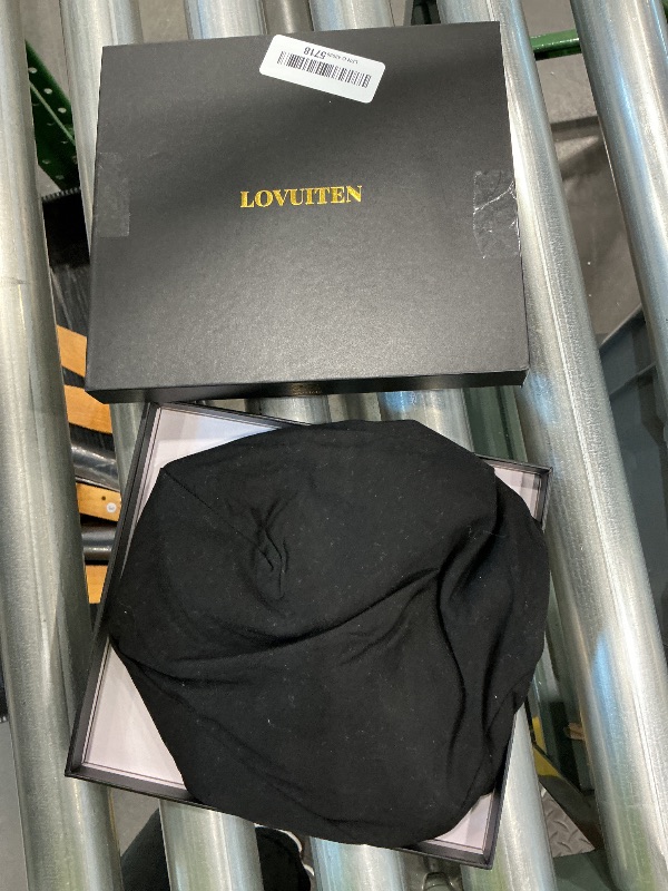 Photo 1 of 100% Mulberry Silk Bonnet for Sleeping Women Men, Real Silk Lined Sleep Cap with Adjustable Strap, Hair Wrap Slouchy Beanie for Curly Hair