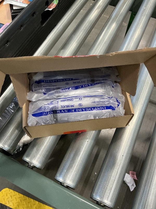 Photo 1 of 10 Pack Plastic Syringe Liquid Measuring Syringes Without Needle for Epoxy Resin, Craft, Scientific Labs, Feeding Pets Animals, Oil or Glue Applicator (30 ML)