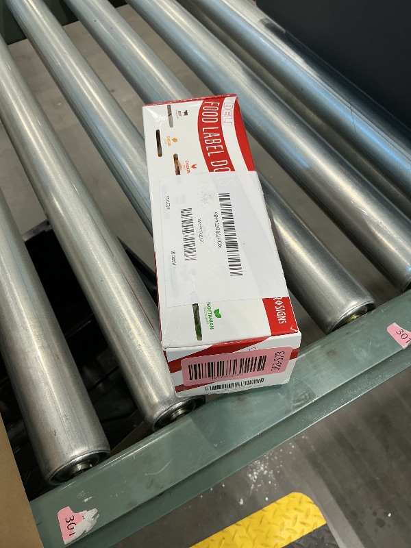 Photo 1 of Sutter Sign Food Label Stickers (7000 Dot Food Stickers) Waterproof Labels for Restaurant Supplies with Dispenser Box - Perfect for Party Buffet, Catering, Sandwich Shops & Food Containers