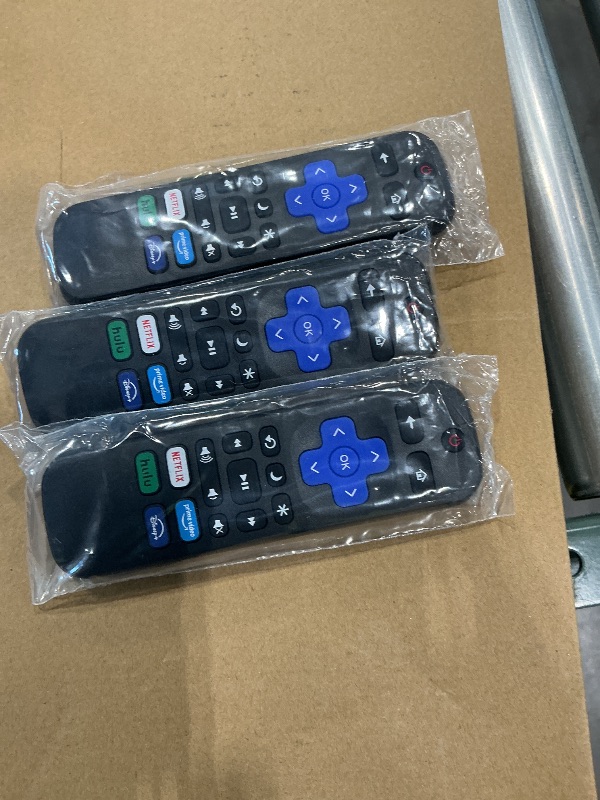 Photo 1 of (3 Pack) Replacement Remote for Roku-TV-Remote,Compatible for All Onn-Hisense-TCL-Westinghouse-Sharp-Philips-Element Roku TV Remotes